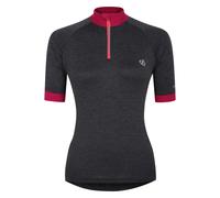 Dare2b Pedal Through It Ii Short Sleeve Jersey Grigio 62 Donna Black Marl