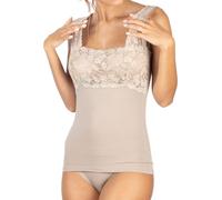 Canotta donna in micromodal spalla larga pizzo sul seno EGI