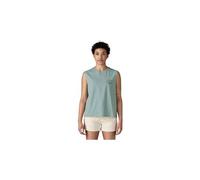 PATAGONIA W's Clean Climb Roots Boxy Organic Tank - Donna - Verde / Blu - Taglia L- modello 2025