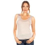 Canotta donna spallina larga modal e cashmere ultra light EGI