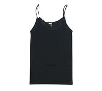 Canotta donna spallina stretta con pizzo Moretta 1408 tg.3-7 Nero