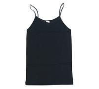 Canotta donna spallina stretta in cotone mercerizzato Moretta 1417 tg.8-9 Nero