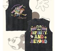 Canotta estiva da uomo in puro cotone con Woody e Buzz Lightyear di Disney; casual ed elegante. L,M,S,XL,XXLFumettoTessuto in maglia