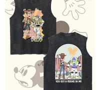 Canotta estiva da uomo in puro cotone con Woody e Buzz Lightyear di Disney; casual ed elegante. L,M,S,XL,XXLFumettoTessuto in maglia