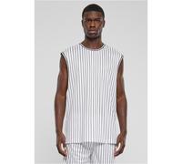 Canotta in maglia a righe Urban Classics Blanc M