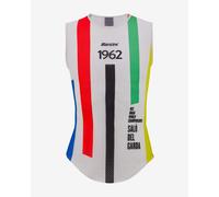 Canotta intima Santini x UCI Salò del Garda bianco multicolor - XL-XXL