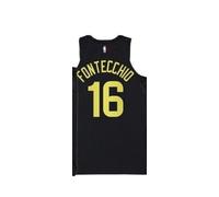 CANOTTA/JERSEY DA COLLEZIONE-BASKET NBA-UTAH JAZZ-FONTECCHIO-NERA