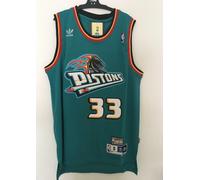 Canotta nba basket maglia Grant Hill jersey Detroit Pistons retro S/M/L/XL/XXL