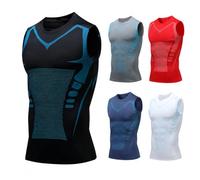 Canotta Palestra Uomo Compressione - Canotta Uomo Spalla Larga Sportiva, Contenitiva Canottiera Dimagrante Running Canotta Modellante Adatto per Sport Tempo Libero e Lavoro Taglie dalla S alla 5XL