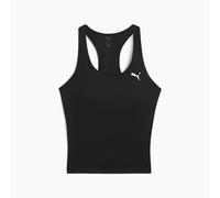 PUMA - Essential - Top senza maniche 2 in 1 nero con scollo a vogatore XS