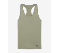 Canotta Puma Tad Essential verde donna - S