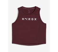 Canotta Puma x HYROX CLOUDSPUN rosso scuro donna - S