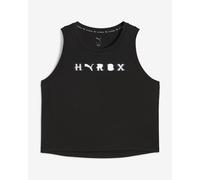 PUMA Top sportivo 'Puma x Hyrox Cloudspun' nero / bianco Donna PUMA L nero / bianco