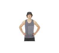 Canotta salomon sense aero graphic uomo grigio bianco