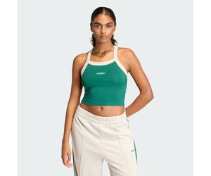 Canotta Seasonal Essentials Colorpop con grafica ricamata Collegiate Green / White 2XL