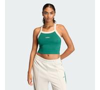 Adidas Top sportivo Seasonal Essentials Colorpop con grafica ricamata Verde Collegiate/Bianco S