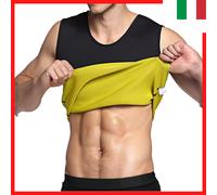 Canotta snellente uomo fascia addominale SUPER dimagrante pancera panciera sauna