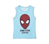 CANOTTA SPIDERMAN MARVEL MAGLIETTA BAMBINO SUN CITY - WE1005CELESTE