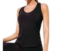 Canotta sportiva donna Jadea a spalla larga in microfibra con inserti - 212685