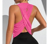 Canotta sportiva Muscle Muse ad asciugatura rapida con schiena spezzata, leggera, per palestra e allenamento estivo, ad asciugatura rapida e che allontana l umidità L,M,S,XLColore unicoTessuto
