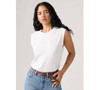 Canotta squadrata Bianco / White + Slub levi > clothing > women