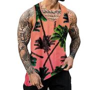 Canotta Stringer Uomo Canottiera Senza Manica Gym Allenamento Canotta Sportive Bodybuilding Traspirante Ad Asciugatura Rapida Gilet Estivo Mare Casual Leggero Canottiere Spalla Larga Spiaggia