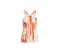 Canotta Thebe Magugu New York Y-Back Donna Ecru Tint/Impact Orange