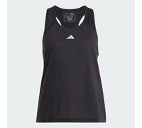 adidas Donna Train Essentials Minimal Branding Racerback Tank Top, Black, XS