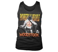 Canotta Ufficialmente Licenziata Woodstock - Potere Al Popolo Per Uomo