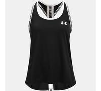 Canotta Under Armour Knockout da ragazza Nero / Bianco YXL (160 - 170 cm)