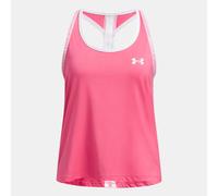 Canotta Under Armour Knockout da ragazza Super Rosa / Bianco YMD (137 - 149 cm)