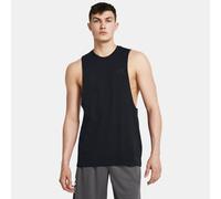 Canotta Under Armour Left Chest Cut-Off da uomo Nero / Nero XS