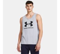 Canotta Under Armour Logo da uomo Acciaio Light Heather / Nero M
