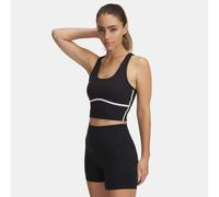 Canotta Under Armour Meridian Piped Crop da donna Nero / Bianco / Nero XS