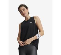 Canotta Under Armour Tech Tank Solid senza maniche nero carbone donna - M