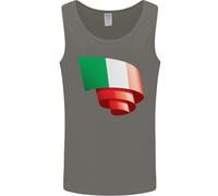 Canotta Uomo Con Bandiera Italiana Per Il Giorno Degli Italiani