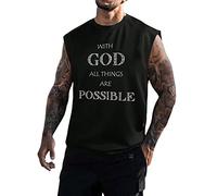 Canotta Uomo Fitness Elasticizzato Canotta Spalla Larga Mare Aderente Asciugatura Rapida Canottiere Sportive Palestra Girocollo Traspirante Tshirt Smanicata Estive Cotone Sport Gym Running Tank Top
