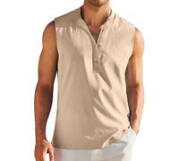 Canotta Uomo Mare Spalla Larga Canottiere Estive Palestra Canotta Fantasia Leggero Casual Tshirt Smanicata Cotone Sportive Contenitiva Traspirante Tank Top Scollo a V Aderente Fitness Allenamento Gym