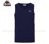 Canotta Uomo smanicato T-Shirt Kappa Sport Maglia Regular Fit casual