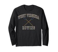 Canottaggio dell'equipaggio del West Virginia Maglia a Manica