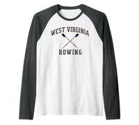 Canottaggio dell'equipaggio del West Virginia Maglia con Maniche Raglan