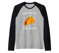 Canottaggio e Sculling College - Filerà per Tacos Maglia con Maniche Raglan