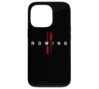 Canottaggio Equipaggio Remo Divertente Rower Coxswain Sculling Vintage Custodia per iPhone 13 Pro
