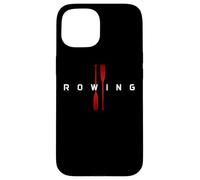 Canottaggio Equipaggio Remo Divertente Rower Coxswain Sculling Vintage Custodia per iPhone 15