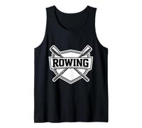 Canottaggio Team Atleta Rower Lover Badge Coach Appassionato Canotta
