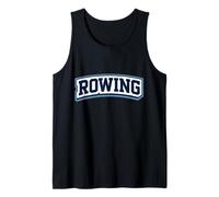 Canottaggio Team Atleta Rower Lover Badge Coach Appassionato Canotta