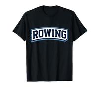 Canottaggio Team Atleta Rower Lover Badge Coach Appassionato Maglietta