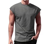 Canotte Atletiche Da Uomo Palestra Traspirante Muscolo Tank Top Bodybuilding Estiva Allenamento Canotte Elasticizzato Stringer Running Canottiera Cotone Senza Maniche Aderente Vest Canotta Intimo