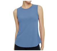 Canotte da allenamento con scollo rotondo per le donne Anime Basic Atletico Traspirante Senza Maniche Camicie Casual Sport Solido Orlo Curvo Fluido Uscire Carino Gym Tank Top Y2K Running 2026 Estate