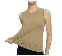 Canotte da allenamento con scollo rotondo per le donne Anime Basic Atletico Traspirante Senza Maniche Camicie Casual Sport Solido Orlo Curvo Fluido Uscire Carino Gym Tank Top Y2K Running 2026 Estate